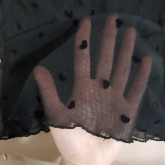 lazy oaf heart mesh top - Picture 2 of 3